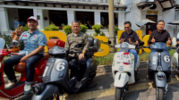 Komunitas Vespa Gelar Touring Jawa-Bali untuk Kampanye Keselamatan