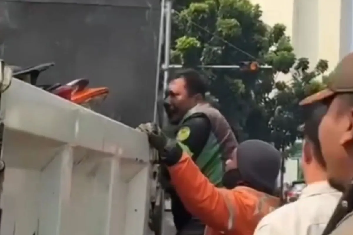 Dinas Perhubungan Kembalikan Motor Ojol yang Diangkut karena Parkir Liar