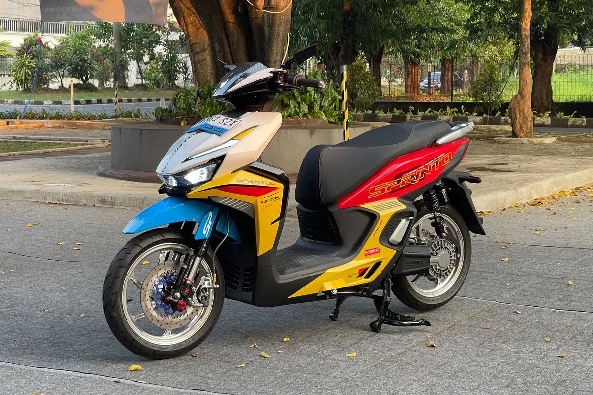 Indomobil Emotor Sprinto R: Uji Coba Langka Sepeda Motor Listrik Ganas