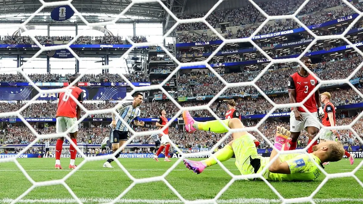 Messi Gagal Penalti, Argentina Menang 1-0 atas Austria di Dallas