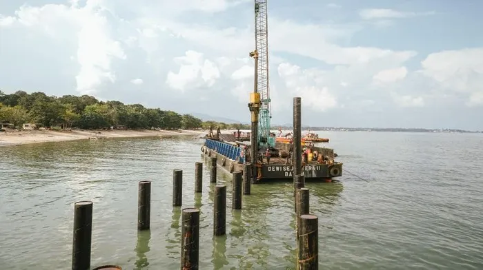 Pembangunan Dermaga II di Tanjung Kalian Digarap untuk Tingkatkan Penyeberangan