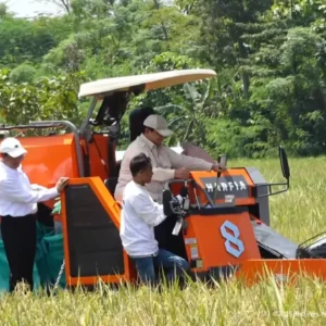 Prabowo Optimis Indonesia Jadi Lumbung Padi Dunia dalam Waktu Dekat
