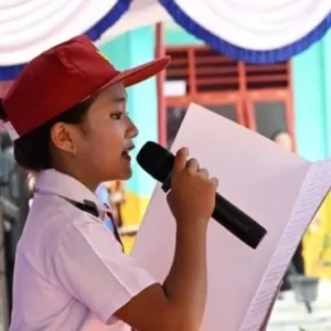 Siswi SD di Nias Utara Mengirim Surat untuk Prabowo Berkat Program MBG