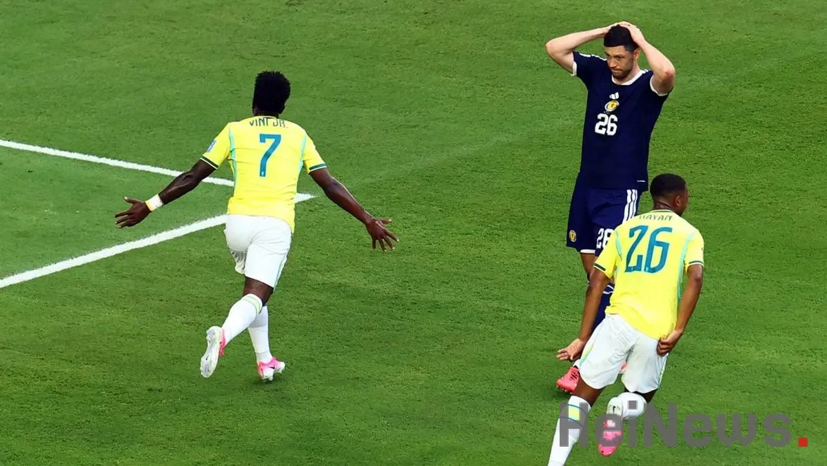 Skotlandia Vs Brasil: Vini Jr 2 Gol, Tim Samba Menang 3-0
