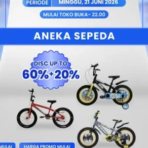 Transmart Gelar Full Day Sale, Aneka Sepeda Mulai Rp 1 Juta pada 21 Juni 2026