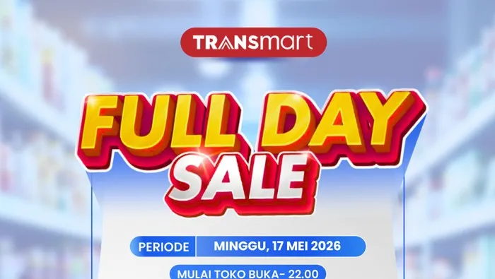 Transmart Gelar Full Day Sale dengan Diskon Hingga 50% + 20% Hari Ini